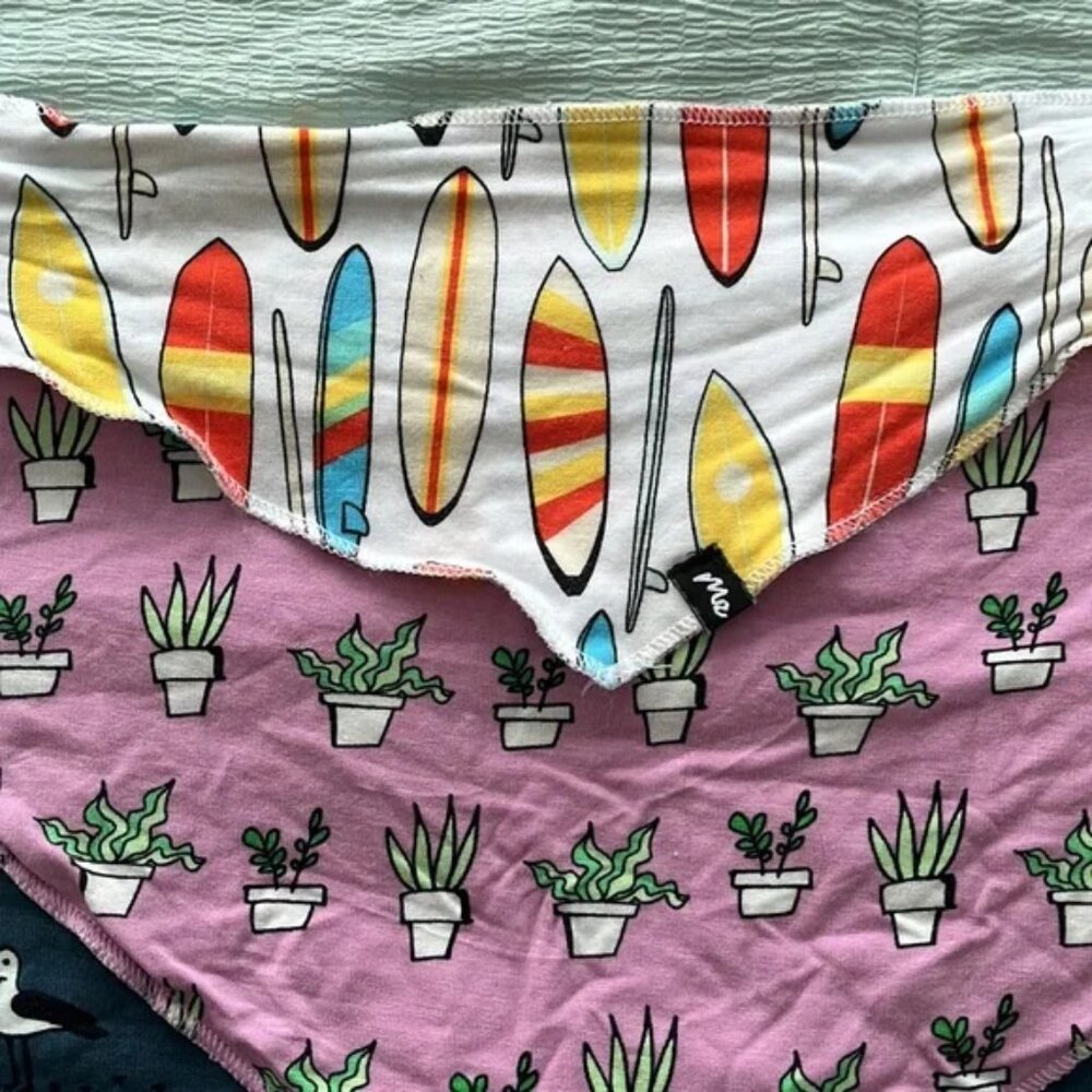 Me undies buddy bands scarf surfboard XXS/XS